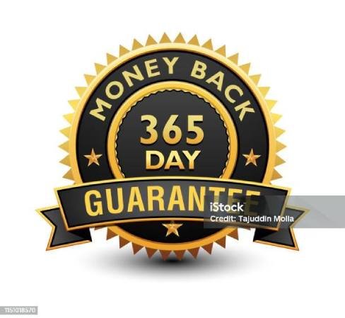 365-day refund policy applied to a premium digital audio program